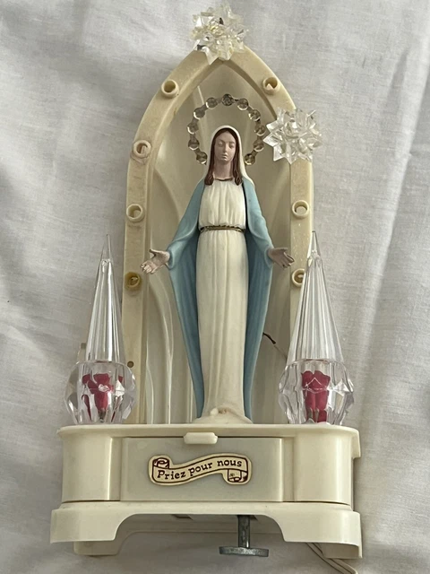 ancienne vierge musicale celluloïd  Déco Bleuette Jumeau Steiner SFBJ DEP