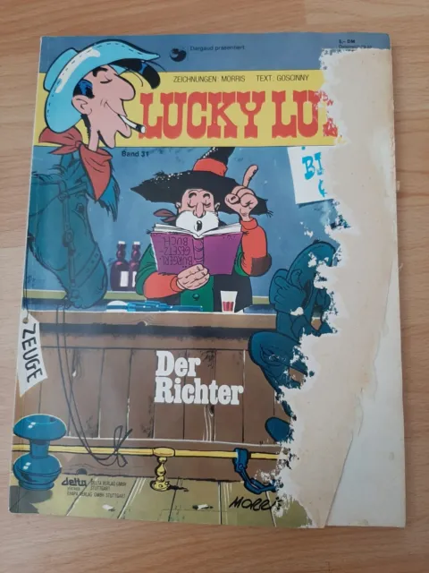 Erstausgabe Lucky Luke Band 4 Der Richter Comic Ehapa Delta Morris Goscinny