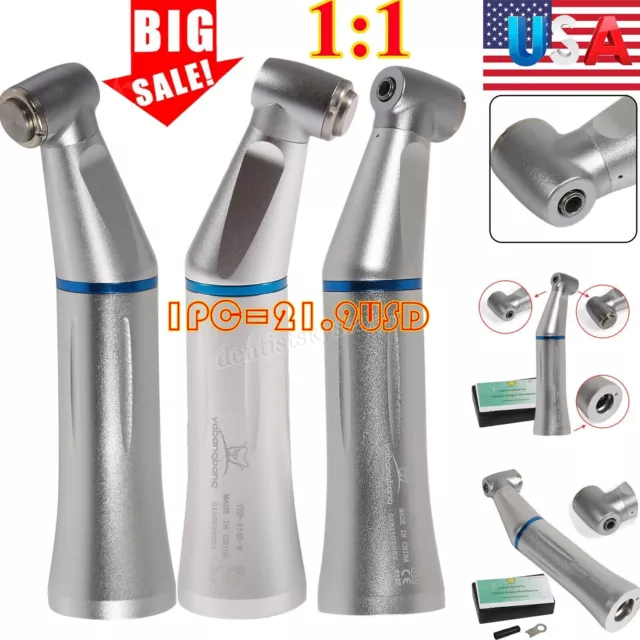 NSK Style Dental Slow Speed Contra Angle Inner Water Push Button Handpiece WY-CE
