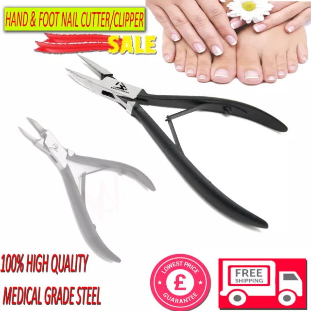 Chiropodist Nails Clippers Cutters Grooming Thick Toenails Nipper Heavy Duty NEW