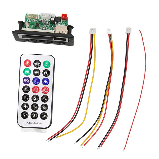 MP3 Decoder Board LED Display Of The Automatic Decoder Board.