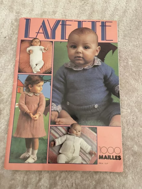TRICOT LAYETTE 2 Magazines Années 1980