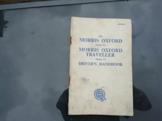 Morris Oxford series 5 drivers handbook