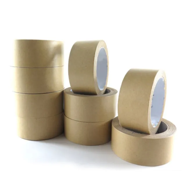 BOMEI PACK Lot de 12 rouleaux de ruban adhésif Marron avec Dérouleur 66 m x  48 mm Emballage de ruban adhesif pour boîtes d'emballage et carton :  : Bricolage