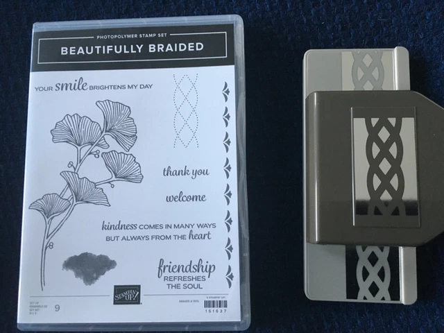 Stampin up - wunderschön geflochtenes Stempelset & Koordinationsstanzer