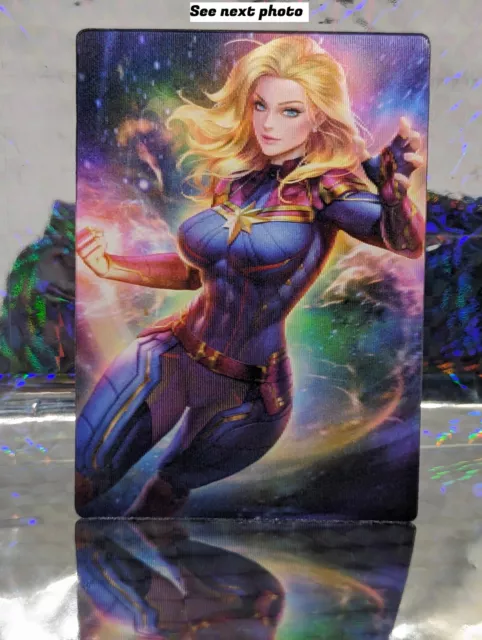 3D lenticular Sexy Anime Card  Lewds - NEW RELEASE - Captain Marvel