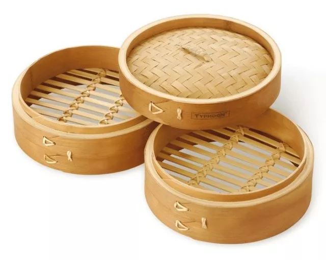 Cuoci Vapore Vaporiera Bamboo Cottura A Vapore Diametro 15 Cm Cucina