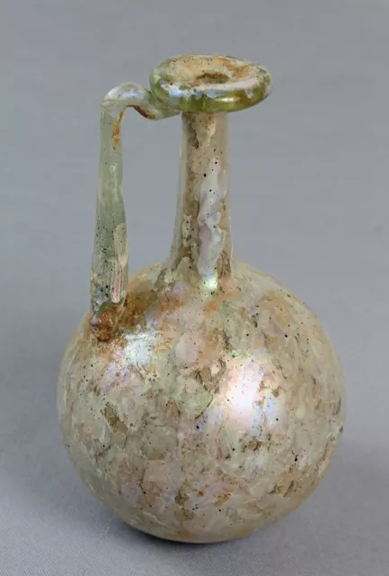 Circa 2nd-3rd century AD original ROMAN glass vase SUPERB opalescence / sparkle