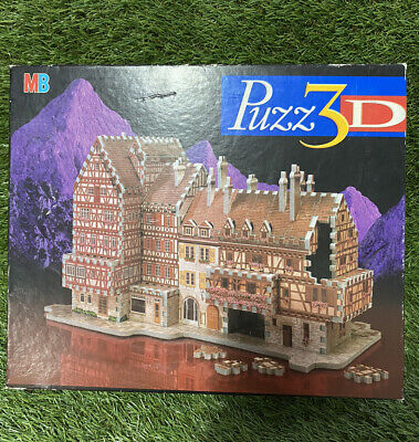 Puzz 3D PUZZ 3D BAVARIAN MANSION GREAT 418 PIECE JIGSAW PUZZLE BY MB COMPLETE VGC 