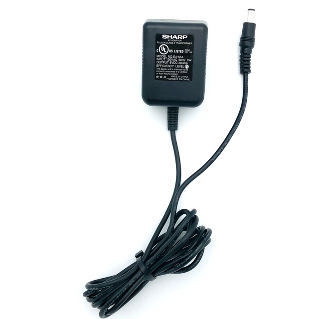 AC Adapter Charger For Sharp EL1611P, 1601H, 1801A Printing Calculators – Reliable Power Supply - View #7
