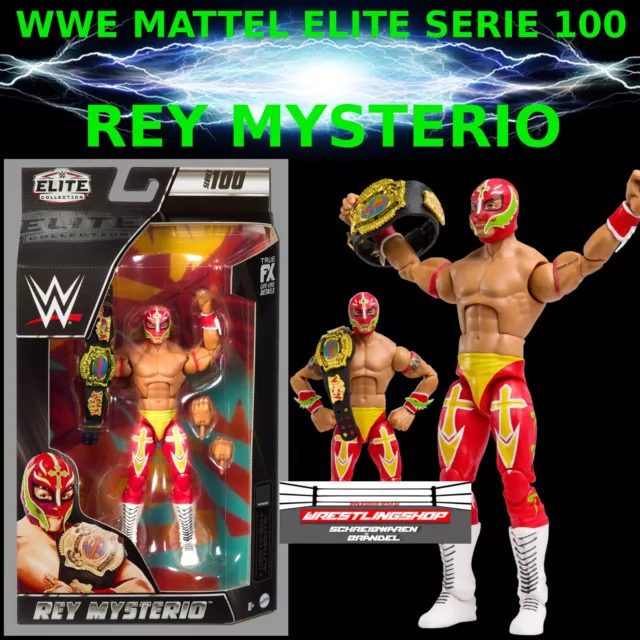 Wwe Mattel Elite 100 Rey Mysterio Wrestling Action Figur Raw Basic Ultimate Wcw