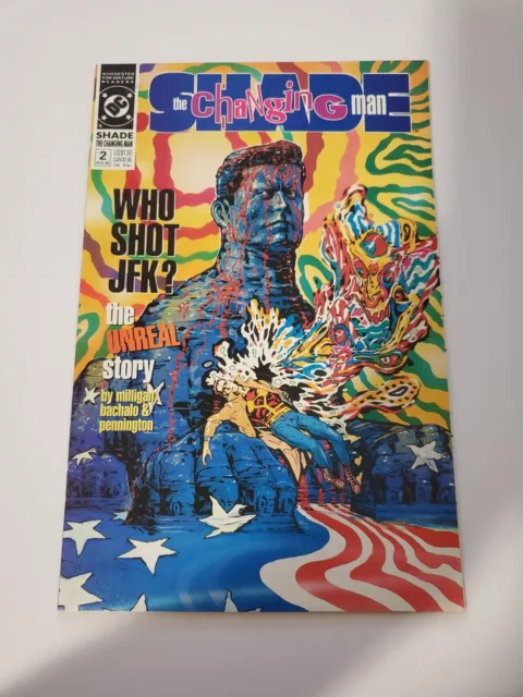 SHADE THE CHANGING MAN Comic - Vol 1 - No 2 - Date 08/1990 - DC Comic