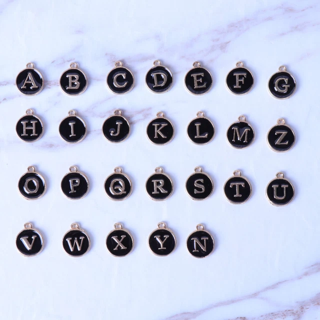 Letter Craft Beads Christmas Alloy Pendants Vintage Alloy Charm