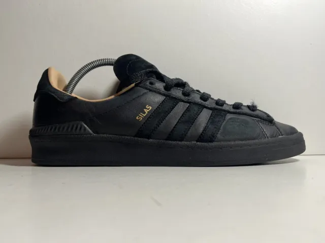Adidas Campus Adv Silas Bounce Black Trainers Size 9 Uk