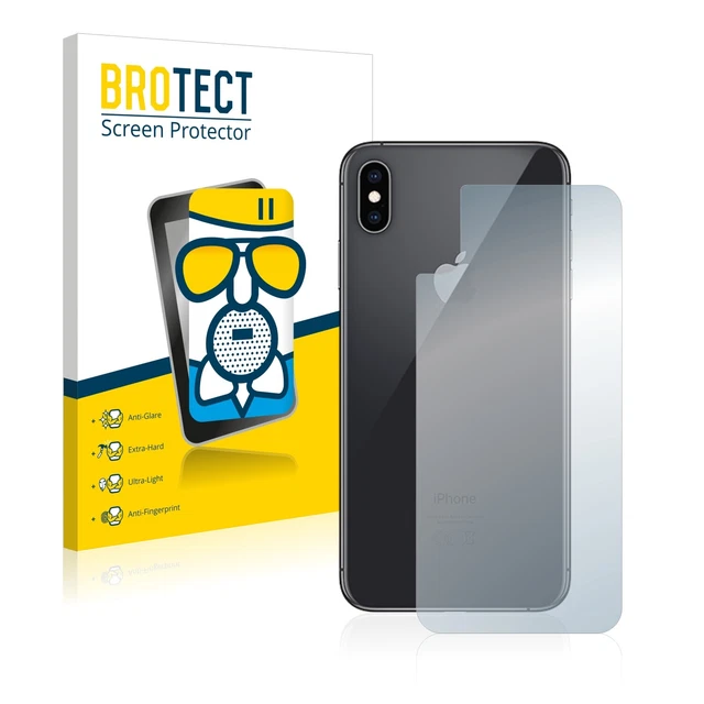 Anti-Riflesso Vetro Pellicola Protezione per Apple iPhone Xs (Posteriore)