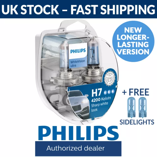 Philips WhiteVision ultra H7 lampe pour éclairage avant, 4.200K