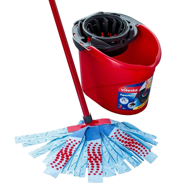Vileda Complete Kit SuperMocio 3 Action Bucket 10 lt. with