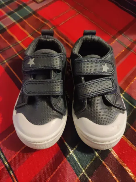 Baby Boys Blue Trainers F&F Size 3