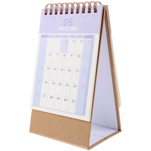 DESK CALENDARS 2024 Calendar2024 Notebook Planner Desktop Korean