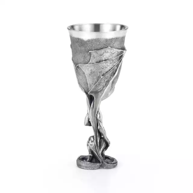 Royal Selangor Lord of The Rings Smaug Goblet Decor Sculpture - Finest Pewter 2