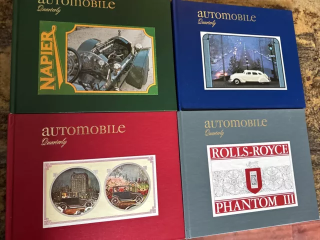 AUTOMOBILE QUARTERLY 1979 - VOLUME 17 Complete Set, Books No. 1, 2, 3 & 4