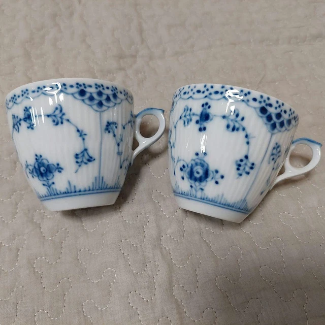 Royal copenhagen #9 Blue Fluted Full lace Cup