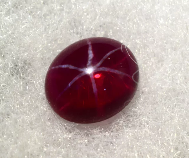 13.30 CT Naturel Beau Rare Rubis Étoile Certifié Cabochon Gemme , Meilleur Solde