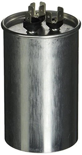 TitanPro TRCFD555 HVAC Round Dual Motor Run Capacitor. 55/5 MFD/UF 440/370 Volts