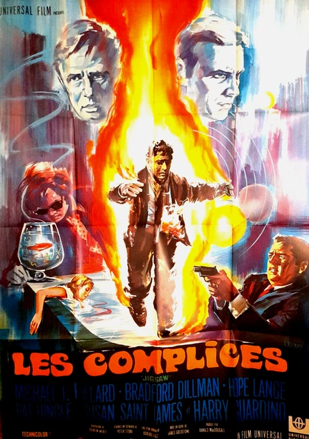 MF3 Affiche Poster ORIGINALE  MOVIE 120x160 LES COMPLICES BELINSKY 1968