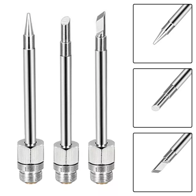 Silver Plating Copper Soldering Iron Tip for 510 Interface Welding Parts