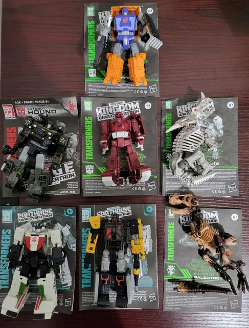 Transformers Kingdom WFC Earthrise Huffer Hound Wheeljack Warpath Lot of 7 Transformers Kingdom WFC Earthrise Huffer Hound Wheeljack Warpath Lot of 7