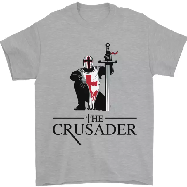 The Cusader Knights Templar St Georges Day Mens T-Shirt 100% Cotton