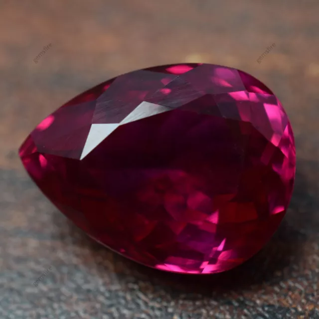 AA+ 10.85 Ct Natural CERTIFIED Loose Gemstone SAPPHIRE Pink stunning PEAR CUT