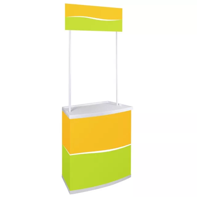 InstaHibit Portable Promotion Counter Table Booth Trade Show Display Stand