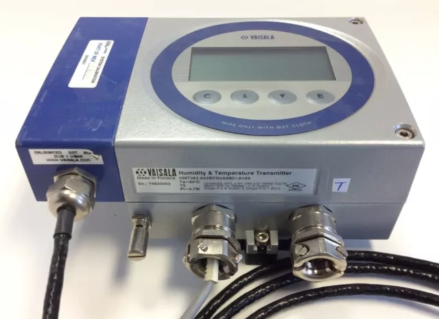 Instrument transmetteur d'humidité et de température Vaisala HMT363 avec sonde d'affichage 2