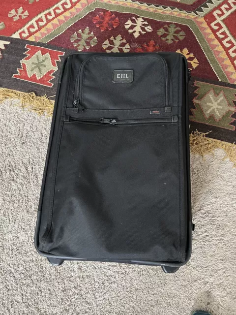 Tumi USA ~ Black Ballistic Nylon 22" Wheeled Carry-On Suitcase ~ 2243D3