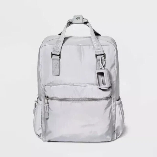 15.4" Full Square Backpack - Wild Fable™ Silver/Grey