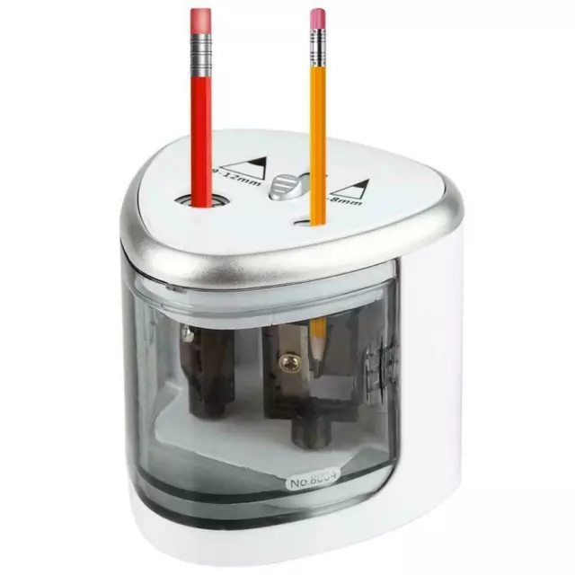 Tenwin Double Holes Electric Pencil Sharpener for School, Office and Home Use