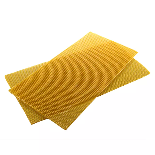10 Sheets Pure Natural Beeswax Candlemaking Bee Wax Candle 3
