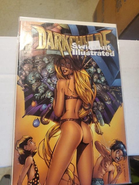 Darkchylde Swimsuit Illustrated #1 Dynamic Forces Exclusive Variant Cover COA