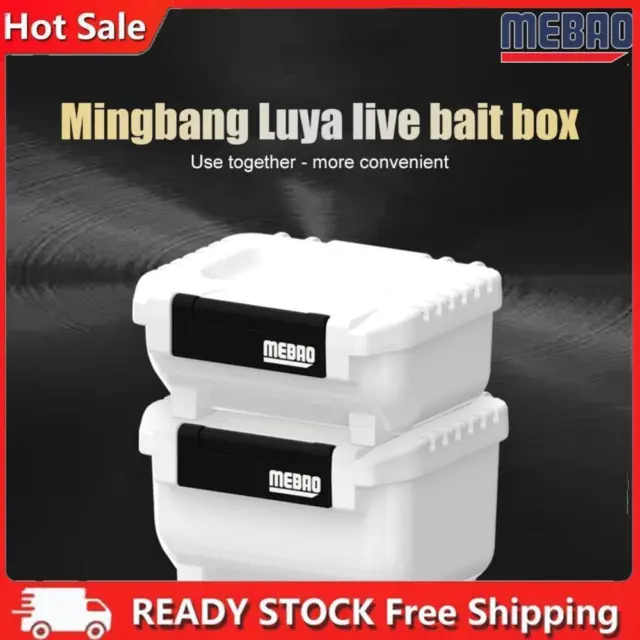 MEBAO LIVE BAIT Storage Box Detachable Plastic Fishing Live Bait