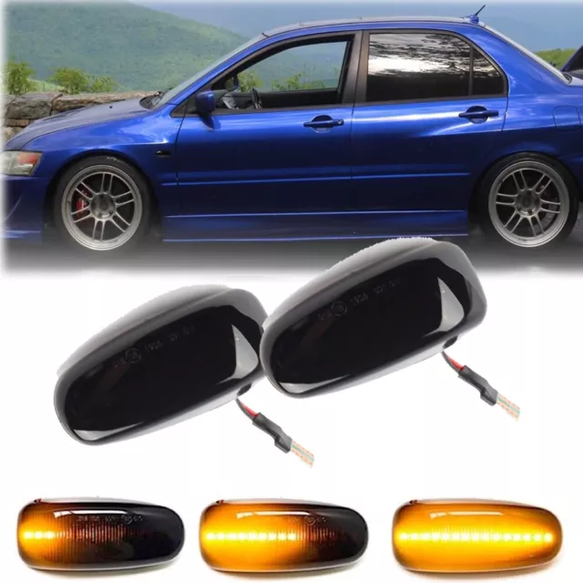 Sequential Amber LED Side Marker Lights for BENZ CLK W202 W210 W208 Vito W638
