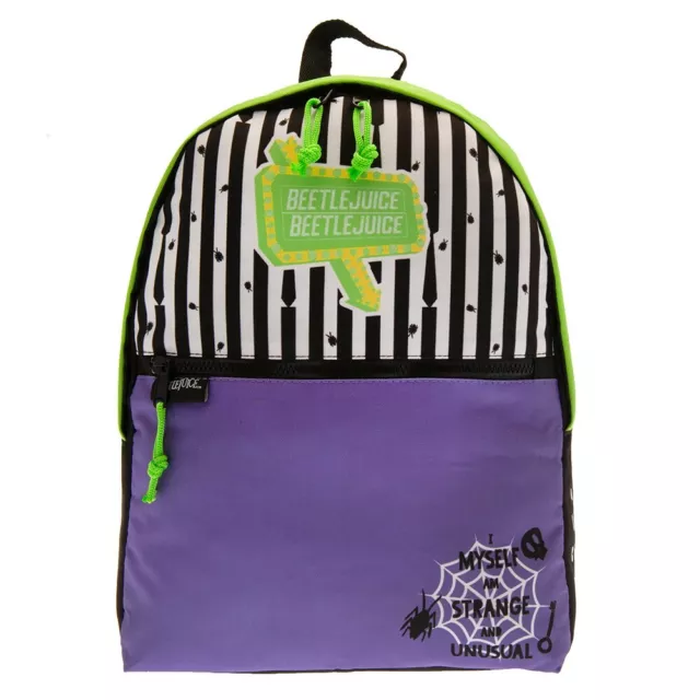 Beetlejuice Premium Backpack Official Merchandise School Day Backpack