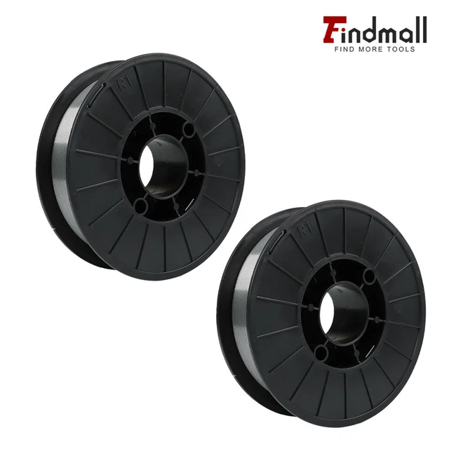 Findmall E71T-GS .035" 0.9mm Gasless Flux Core Mild Steel MIG Welding Wire 20Lbs