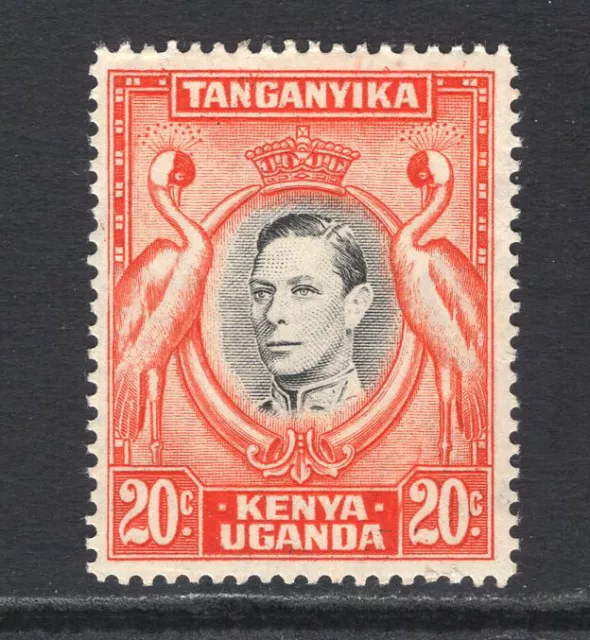 M13863 KUT-Kenya Uganda & Tanganica 1941 SG139a - 20c nero e arancione perf 14