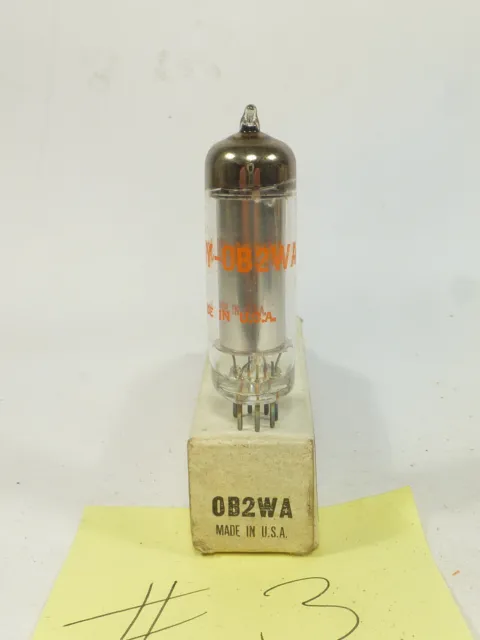 one vintage boxed OB2WA  0B2 voltage regulator tube NOS & NIB