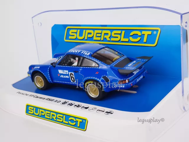 Slot car Scalextric Superslot H4398 Porsche 911 Carrera RSR 3.0 - Wallys Jeans 3