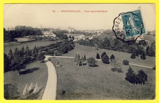 cpa 54 - TANTONVILLE (Meurthe and Moselle) panoramic view of the village