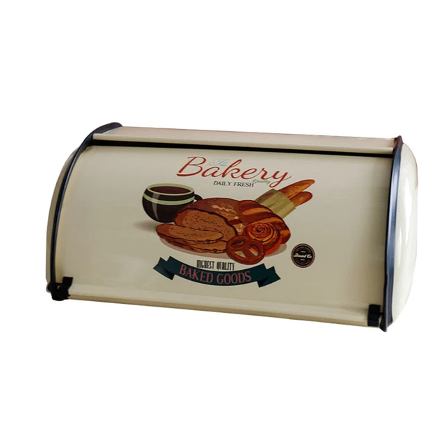 De colección Caja de Pan Cocina Soporte de Pan Francés de Escritorio