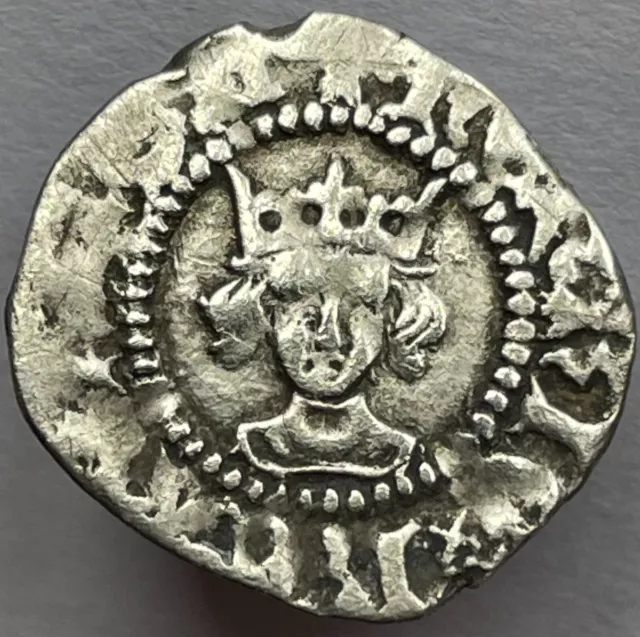 1422-60 Henry VI 6th Silver Hammered Halfpenny London mint